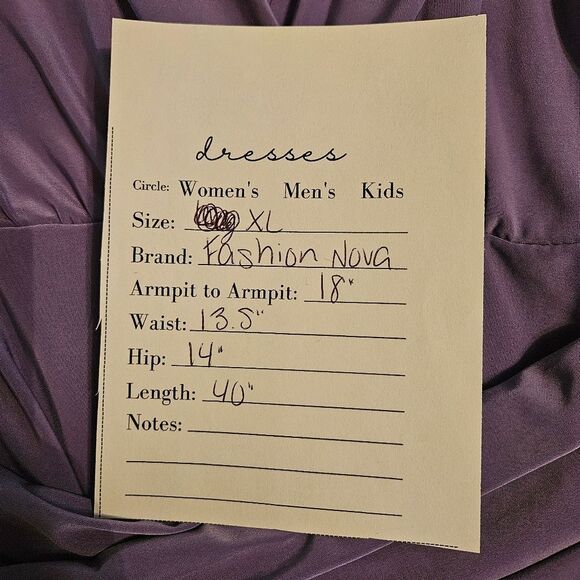 Fashion Nova Love On My Mind Mini Dress – Purple XL - Picture 5 of 10